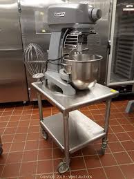 Hobart's name has been synonymous with mixers for decades. West Auctions Auction Online Auction Of Used Commercial Kitchen Restaurant Equipment For Sale In Sacramento Ca Item Hobart Hl200 20 Quart Mixer With Portable Stainless Table And Accessories
