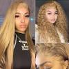 West kiss hair offers color 613 human hair lace front wigs, color blonde closure wigs in body wave and straight hairstyles. 1