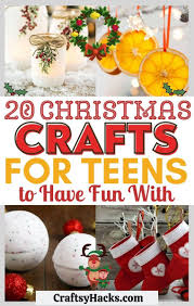 Download 20 Cute Christmas Crafts For Teens Craftsy Hacks PSD Mockup Templates