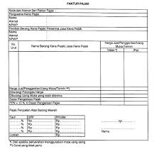 Format kosong npwp pajak : Cara Membuat Faktur Pajak Di Excel
