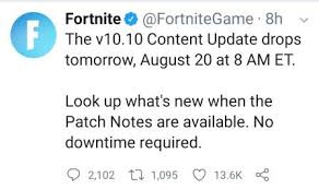 Fortnite V10 10 Content Update Patch Notes New Junk Rift