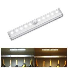 Body Motion Sensor Kitchen Light 98mm 190mm Closet Under Cabinet Led Light Battery Powered Night Stairs Door Detector Wall Lamp Aliexpress