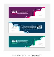 Vector Set Abstract Design Banner Web Template Background Page Header And Footer Designs In 2021 Banner Design Footer Design Header Design