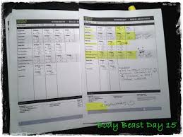 If i feel more beastly (lol), i can up the weight. Body Beast Worksheets Kati Heifner