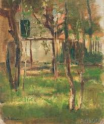 Max Liebermann Haus Mit Garten 60 0 X 71 0 Cm Haus Und Garten Stadtlandschaft Max Liebermann
