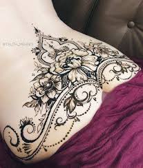 Pin By Ingrid Hintze On Tatoos Body Art Tattoos Full Body Henna Stomach Tattoos Women