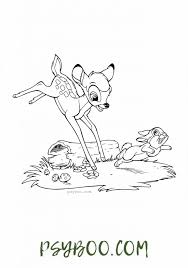 Thumper rabbit coloring pages copy best | color pages. Bambi Thumper Have Fun Coloring Page Free Printable