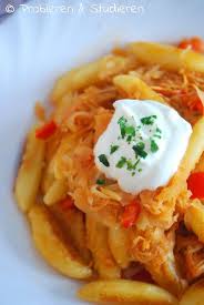 Schupfnudeln Mit Paprika Sauerkraut Vegetarische Gerichte Rezepte Schupfnudeln