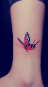 5.8 large geometric elephant back tattoo. 50 Fabulous Butterfly Tattoos On Ankle
