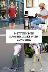 Stylish Men Summer Looks With Converse Cover Stylish Men Summer Mens Summer Stylish Men