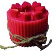 Pillar candle with topping product image