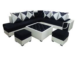 Looking for a good deal on puff sofa? Felicite L Shape Sofa Set Center Table And 2 Puffy Dream Furniture