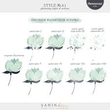 Watercolor Photoshop Layer Styles And Actions Sahin Designs Cu Digital Scrapbook Photoshop Photoshop Styles Digital Scrapbooking