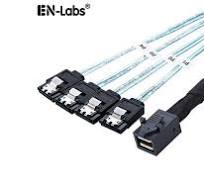 XMSJSIY Mini SAS HD SFF-8643 To SAS 8639 12Gb/s Internal Server NVMe
