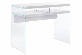 Schreibtisch Mit Seitenteilen Aus Glas Schreibtisch Schreibtisch Weiss Und Tisch