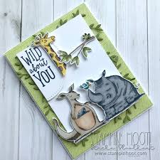 Wild About You Card Using Animal Outing Bundle By Stampin Up From The Animal Expedition Suite Of Products Handm Animal Cards Stamped Cards Stamping Up Cards