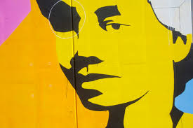 DOWNTOWNBURG — The Bombproof's mural of Lucy Simms