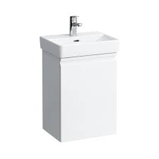 Glass vanities with vessel sinks are a great choice for a small bathroom. Vanity Unit 1 Door Right Hinged 1 Glass Shelf Matches Washbasin 815961 Laufen Bathrooms