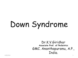 down syndrome ppt for ugs