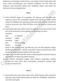 Surat ini bersifat penting karena saat kita telah membeli sesuatu menjadi sebuah bukti yang sah di. Contoh Surat Perjanjian Pengikatan Jual Beli Rumah Sppjb