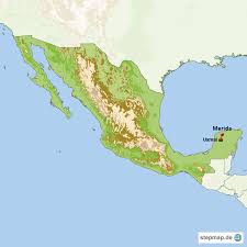 Prior to receiving statehood in 2016 it was also known as the distrito federal or d.f. Stepmap Merida Uxmal Landkarte Fur Mexiko