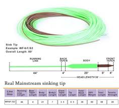 mainstream sinking tip fly fishing line