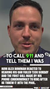 Alex Bowman had a rough week. #NASCAR