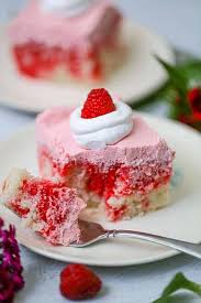 I have been collecting recipes for 60 years.i think it is about time i share my collection.of some of my favorites. Raspberry Cream Jello Poke Cake The Baking Chocolatess