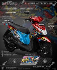 Honda Beat Sonic Zombie Honda Hondabeat Sonic Sonicthehedgehog Zombie Soniczombie Cuttingsticker 3dcuttingsticker Blacksheepstic Kendaraan Seni Stiker
