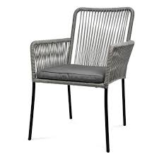 Gartenstuhl Rope Mit Armlehnen B 56cm X H 85cm Hellgrau At In 2020 Gartenstuhle Stuhle Gartenmobel
