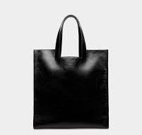Easy Bally Tote In Black Leather