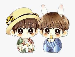 Bts btsv btsfanart btsjin btsjungkook jeonjungkook junghoseok kimtaehyung parkjimin btsjhope btsjiminfanart btsrapmonster kimnamjoon kimseokjin minyoongi btstaehyung btssugafanart decided to color my old chibi fanart of bts. Bts Taekook Chibi Fanart Novocom Top