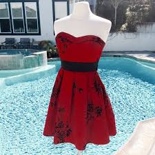 Alyn Paige Red Dress Black Roses Red Dress Dresses Alyn Paige Dress