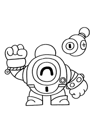 Printen en inkleuren brawl stars. Nani Brawl Stars 1 Coloring Page Free Printable Coloring Pages For Kids