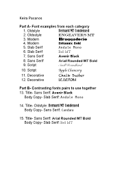 Version 1.51 postscript font name: Typo