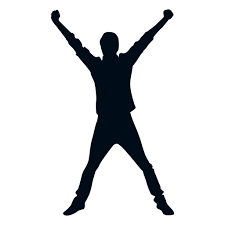 Happy Man Jumping Silhouette Happy Silhouette Ad Sponsored Paid Man Happy Silhouette Happy Silhouette Photography For Sale Celebrating Success