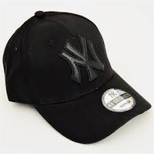 Erkek Ny Logolu Spor Cap Sapka Siyah Spor Siyah Sapka