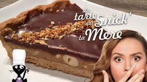 La Tarte Qui Snick Ta Mere Caramel Cacahuetes Chocolat Fudge Caramel Tarte Caramel Recette Fudge