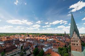 Luneburg Von Oben Wasserturm Stadt Fotografie Ausblick