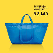 The 2 000 Balenciaga Ikea Bag Is Actually Awesome Balenciaga Bag Bags Tote