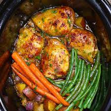 Slow Cooker Honey Garlic Chicken Chicken Slow Cooker Recipes Garlic Chicken Recipes Chicken Recipes