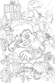 Ben 10 Coloring Pages In 2020 Ben 10 Coloring Pages 10 Things
