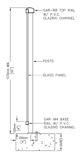 The 9039 rail cap is designed to act as a grab rail in hand rail situations. Aluminum Glass Balcony Railing Acs Railings
