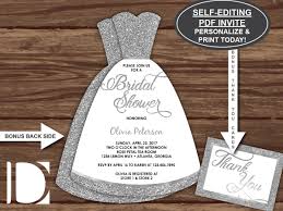 Bridal Shower Invitation Wedding Dress Invitation Wedding Etsy Wedding Dress Invitations Wedding Dress Bridal Shower Dress Bridal Shower Invitations