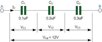 You know the value of each resistor, and you know the current flowing through each resistor. Capacitors In Series And Series Capacitor Circuits