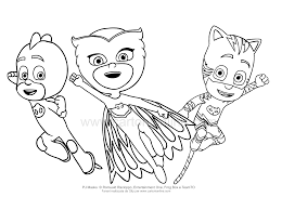 Maestra de infantil y primaria.: Dibujo De Superpjamas De Pj Masks Para Colorear Dibujo 5