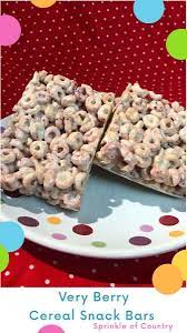 Cereal Snack Bars Recipe Cereal Snacks Cheerios Recipes Cheerios Dessert
