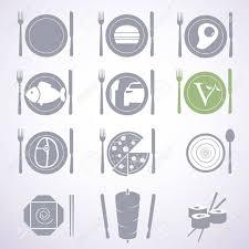 Consuming certain things creates more waste that your. Sammlung Von Stilvollen Essen Anzeichen Fur Verschiedene Arten Von Restaurants Und Fast Food Lizenzfrei Nutzbare Vektorgrafiken Clip Arts Illustrationen Image 12486144