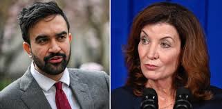 Os eleitores de Zohran Mamdani estão furiosos depois de saberem que a  governação Kathy Hochul NÃO VAI dar luz verde às suas viagens de autocarro  gratuitas. “Não posso definir um plano neste