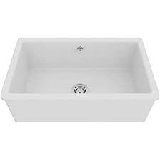 Buy bathroom bowl sink and get the best deals at the lowest prices on ebay! Rohl Um3018wh Shaws Classic 30 Inch Single Bowl Modern Undermount Fireclay Kitchen Sink White Amazon Com